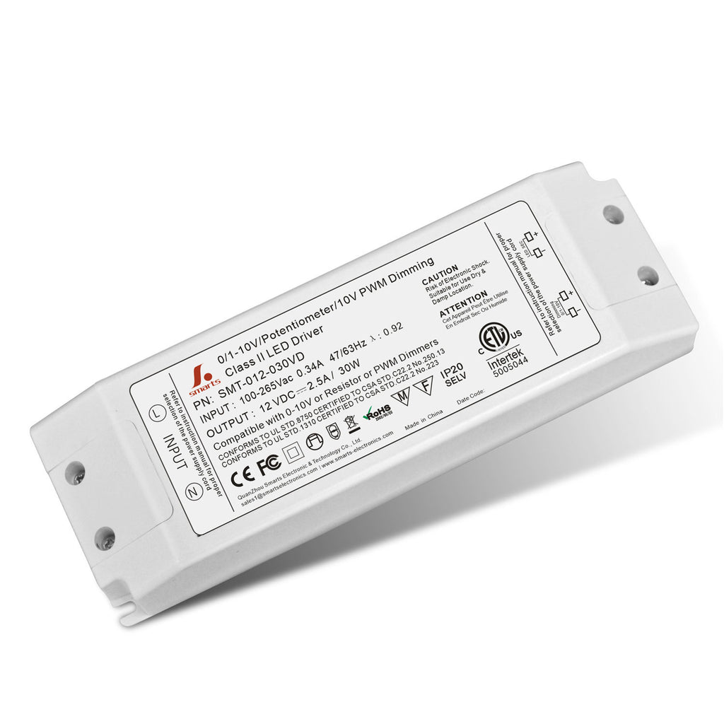 0 10V dimmable constant voltage led driver power supply 30w In stock – Smarts Power