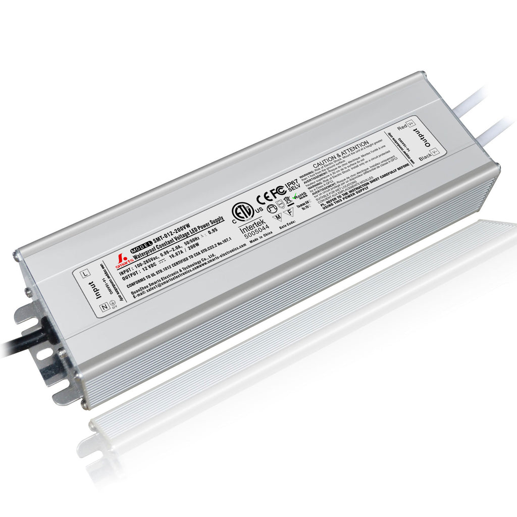 LED Driver 200W 12VDC 16.67A IP67